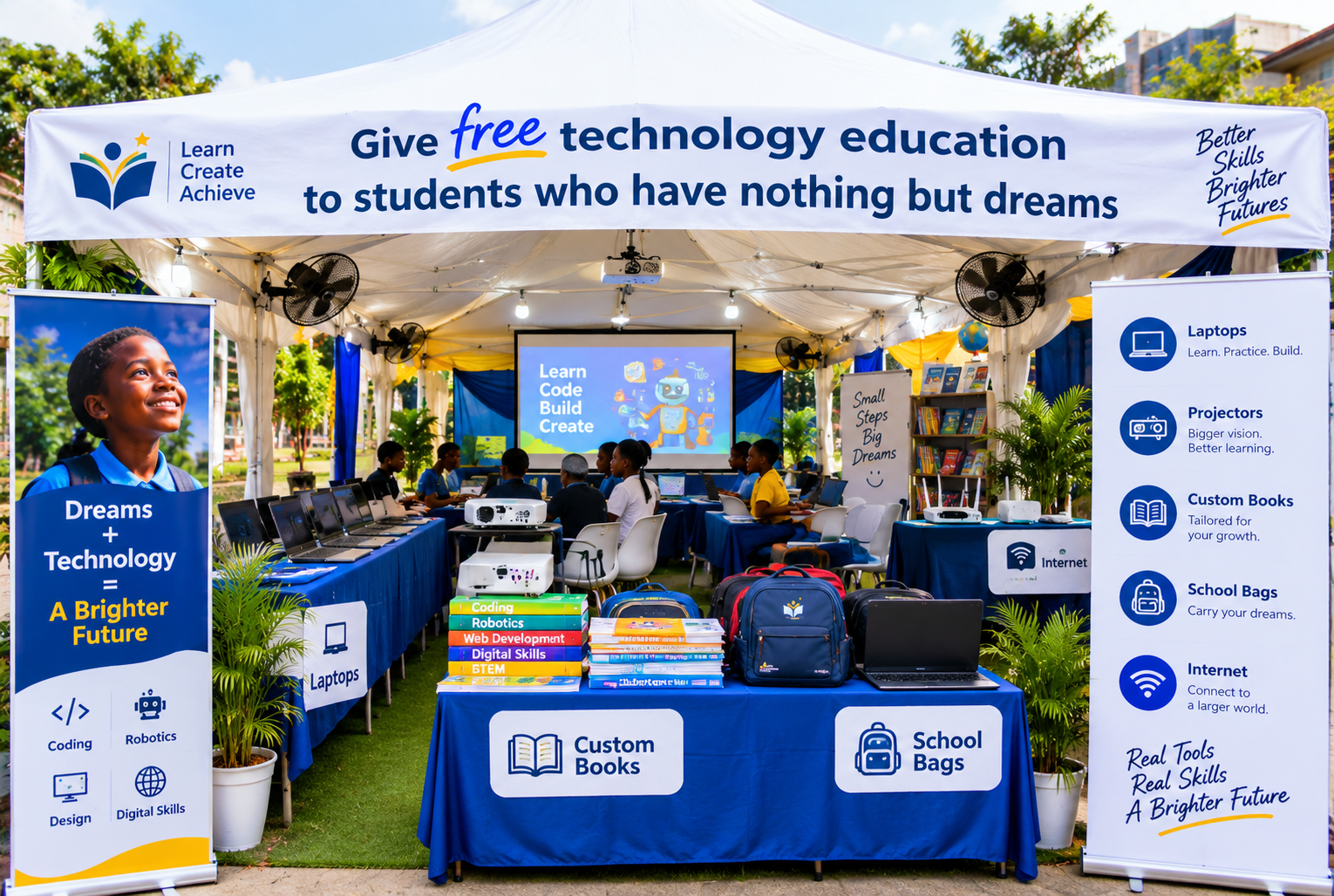 TECHGUYINMOTION TENTS FOR FREE CODING